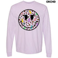 Wild Peeps Happy Face Long Sleeve Comfort Colors T-Shirt 'NLB' Hoodie, Sweatshirt | PureTeeCo.com