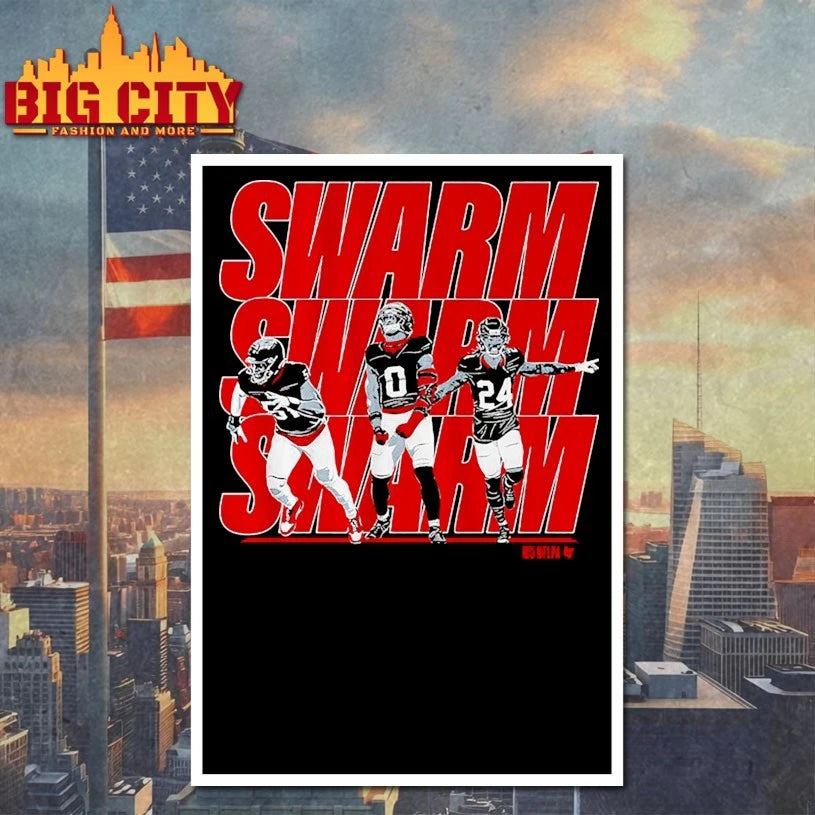 Will Anderson Jr, Azeez Al-Shaair, And Derek Stingley Jr Swarm shirt