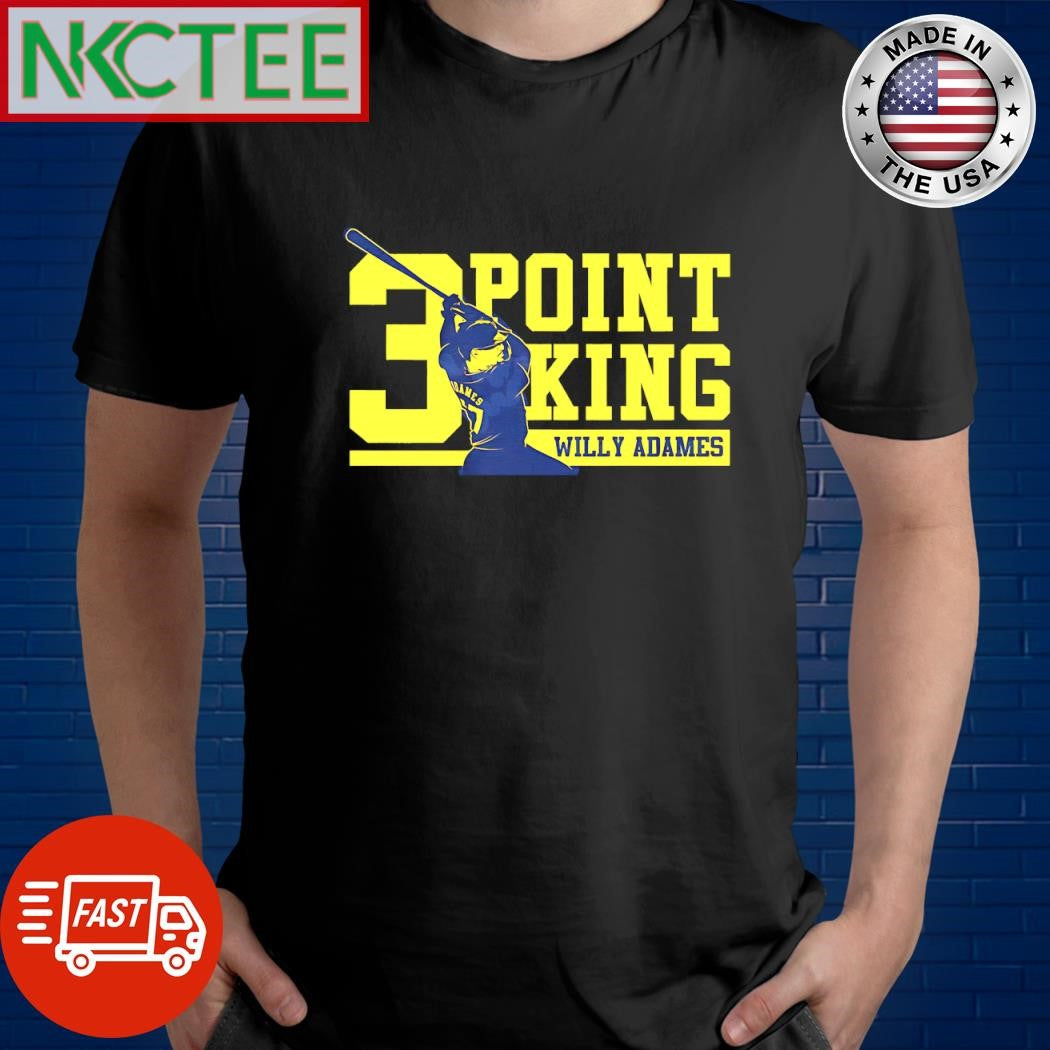 Willy Adames 3-Point King batting Milwaukee batting shirt