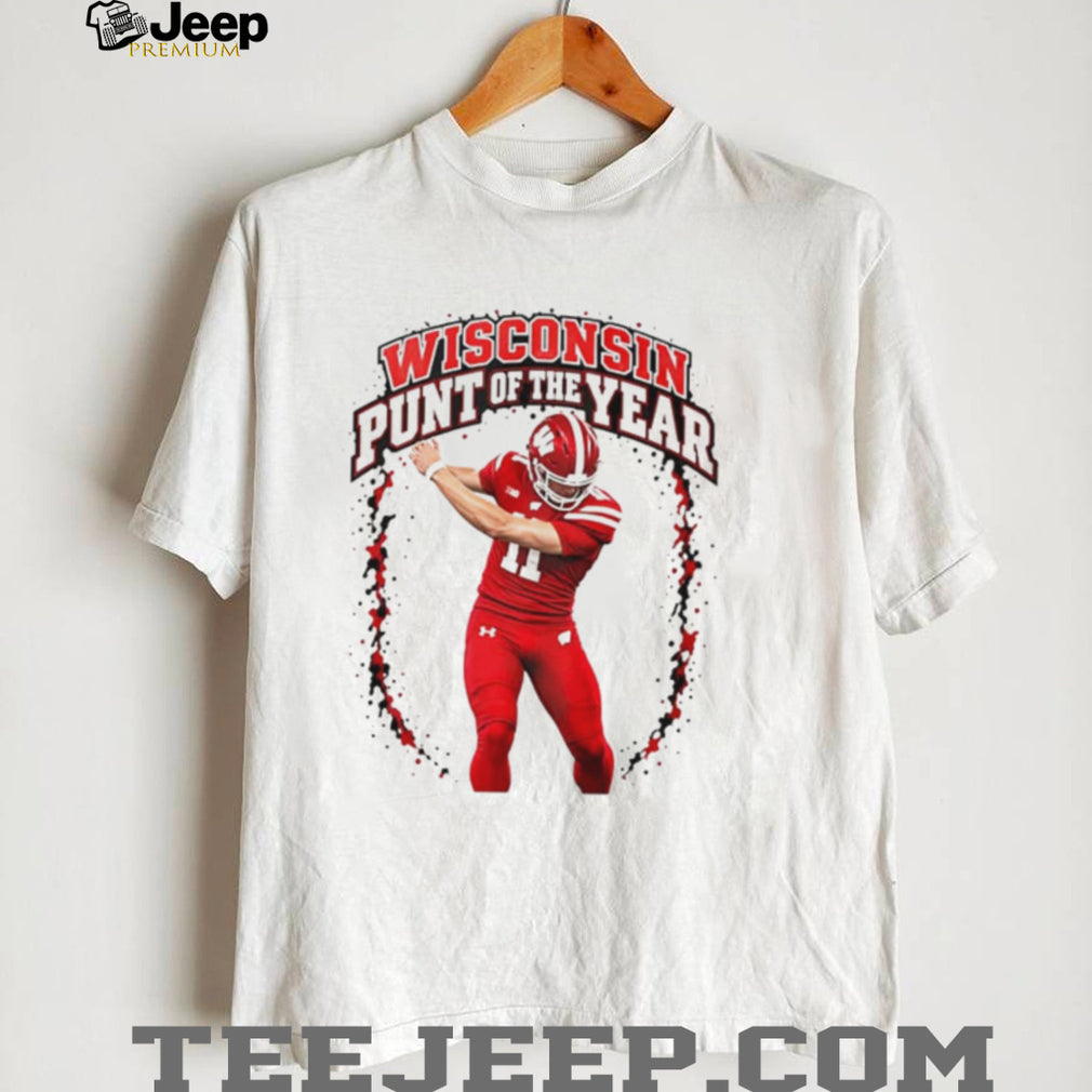 Wisconsin Punt Of The Year Football Shirt