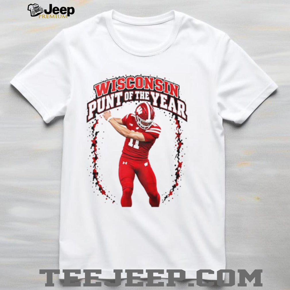 Wisconsin Punt Of The Year Football Shirt