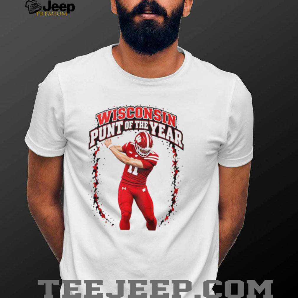 Wisconsin Punt Of The Year Football Shirt