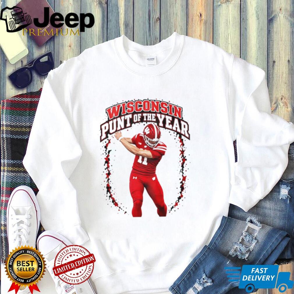 Wisconsin Punt Of The Year Football Shirt