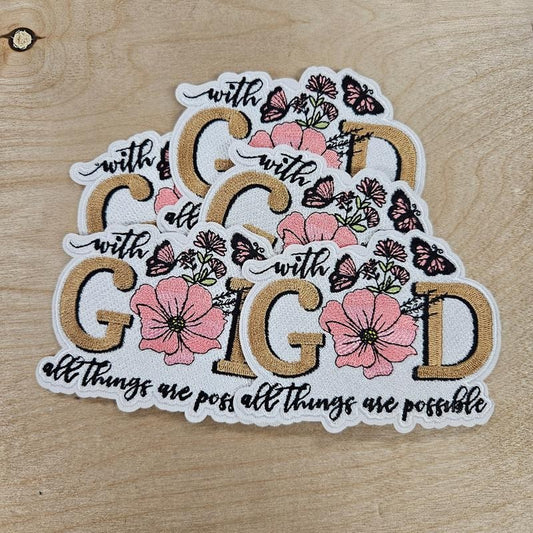 With God Hat Patch (1 Patch)