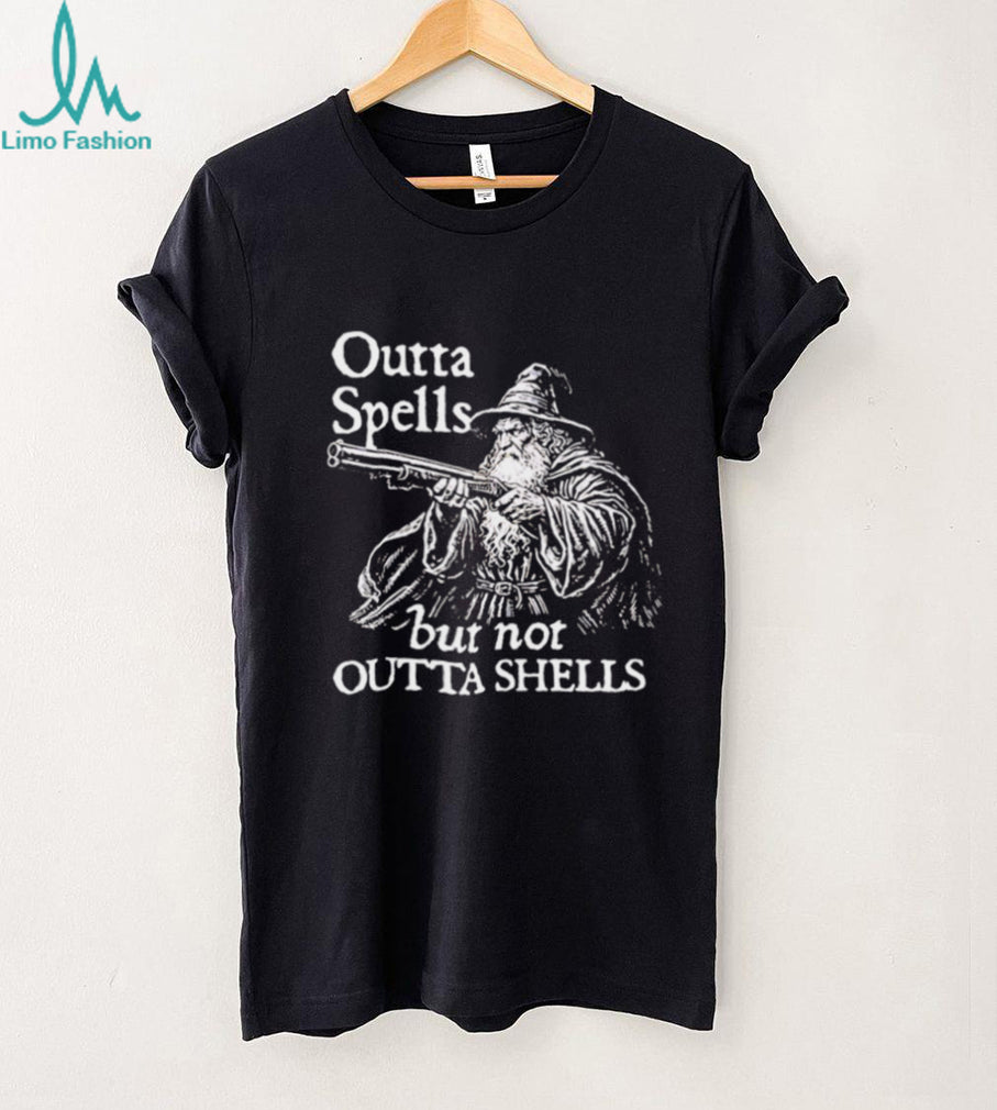 Wizard Outta Spells but not Outta Shells shirt
