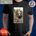 Woman stands on a farmer’s shoulders to emphasizes the height of their corn crop, Minnesota, 1916 shirt