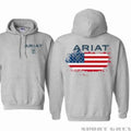 Ariat Featuring American Flag 2 Sided Hoodie/Sweatshirt/T-Shirt, For Men/Women