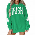 Women St. Patrick's Day Crewneck Sweatshirt Shamrock Luckystyle{n002}2 T-Shirts, Hoodie | PureTeeCo.com
