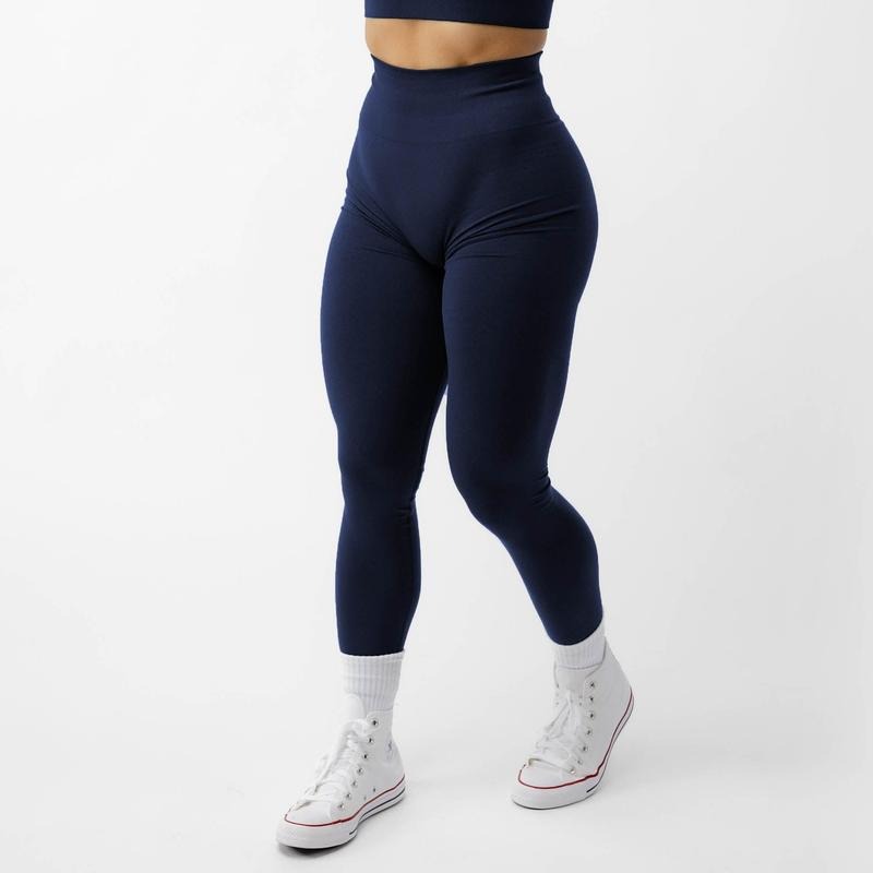 Women's Gymreapers Legacy Cobalt Leggings - Seamless Knit Compression Bottom T-Shirts, Hoodie, Sweatshirt | PureTeeCo.com