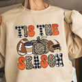 Women's Halloween & Letter Print Drop Shoulder Thermal Lined Sweatshirt, Casual Long Sleeve Round Neck Pullover for Daily...