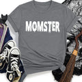 Women's Halloween Letter Print Round Neck Tee, Casual Short Sleeve Crew Neck T-shirt for Summer, Fashion Women's Top for...