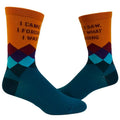 Women's I Came I Saw I Forgot What I Was Doing Socks Funny Introvert Sarcastic Graphic Novelty Footwear Funny Graphic...