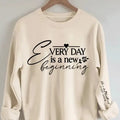Women's Inspirational Quote Crew Neck Sweatshirt Unisex Medium-Heavy Fabric Loose Fit Casual Winter Style with 50% Cotton...