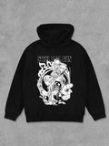Women's Letter & Graphic Print Hoodie, Fashion Casual Long Sleeve Hooded Sweatshirt for Daily Holiday Outdoor Wear, Women...