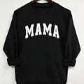 Women's Letter Print Crew Neck Sweatshirt, Casual Long Sleeve Pullover for Daily Wear, Ladies Clothing for All Seasons,...