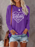 Women's Letter Print Drop Shoulder Sweatshirt, Casual Long Sleeve Round Neck Pullover for Fall & Winter, Ladies Clothes...