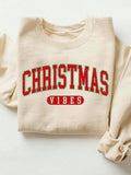 Women's Letter Print Drop Shoulder Sweatshirt, Casual Long Sleeve Round Neck Pullover for Fall & Winter, Ladies Clothes...