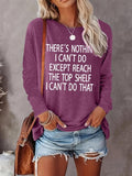 Women's Letter Print Round Neck Tee, Fashion Casual Crew Neck Long Sleeve T-shirt for Daily Holiday Vacation Outdoor...