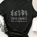 Women's Plants & Letter Print Round Neck Tee, Fashion Casual Short Sleeve T-shirt, Ladies Summer Clothes for Daily Wear...