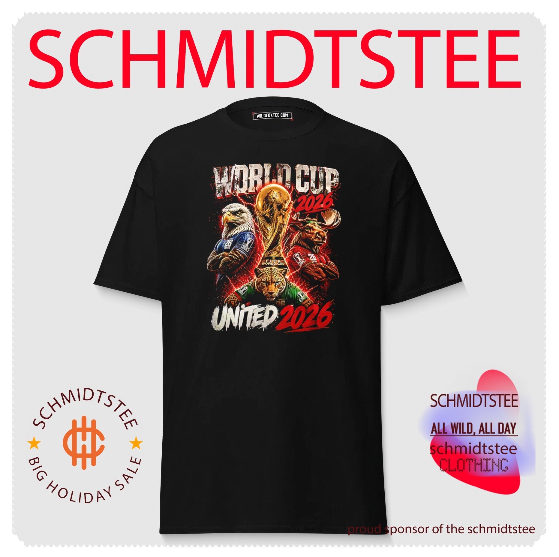 World Cup 2026 American eagle Canadian moose Mexican jaguar United 2026 shirt