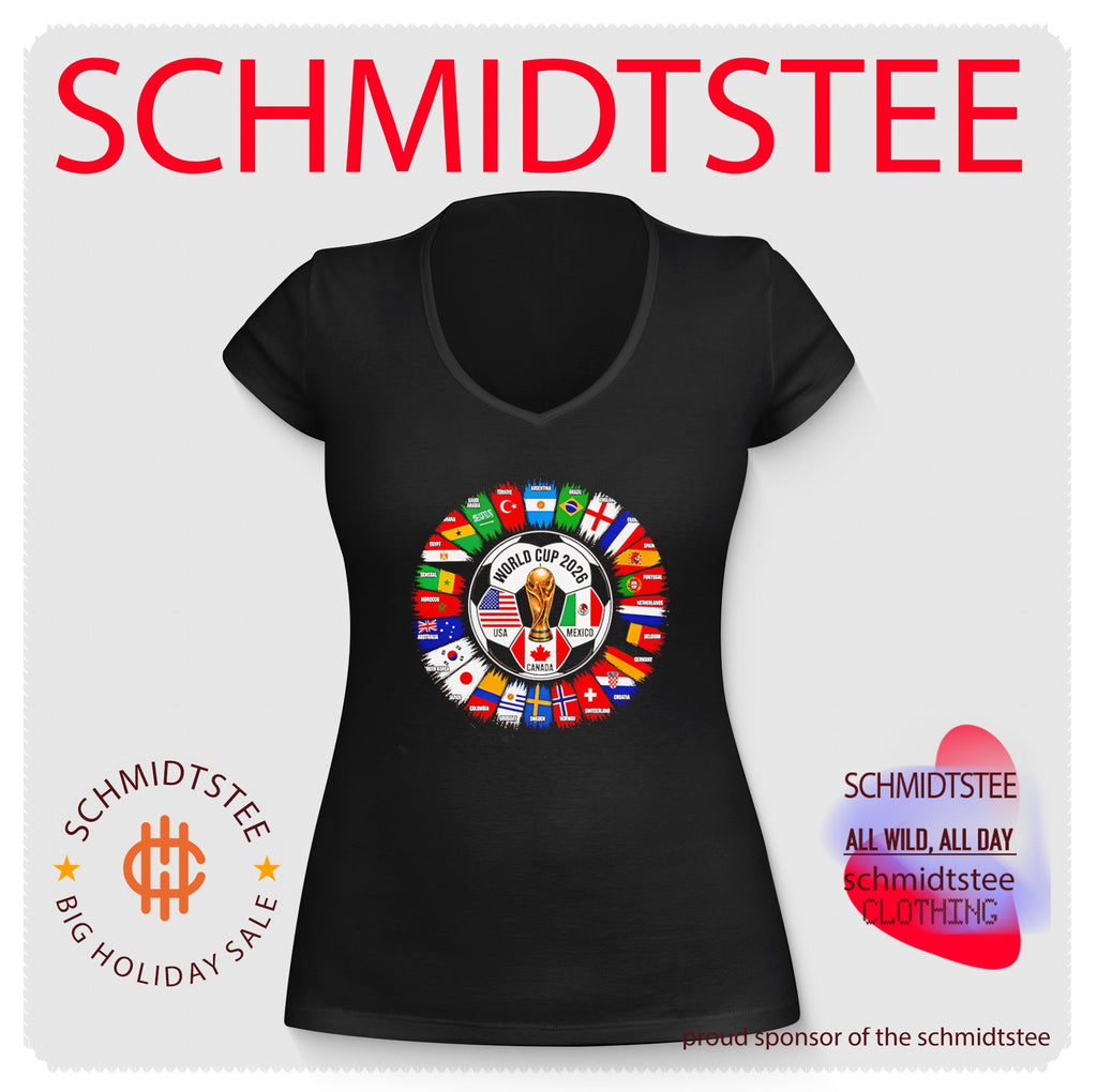World Cup 2026 flags shirt