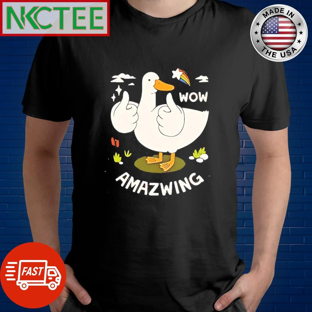 Wow amazing goose rainbow shirt