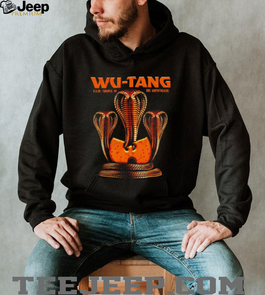 Wu Tang Clan Toronto ON 2026 Event Poster Live At RBC Amphitheatre On September 9 2026 shirt