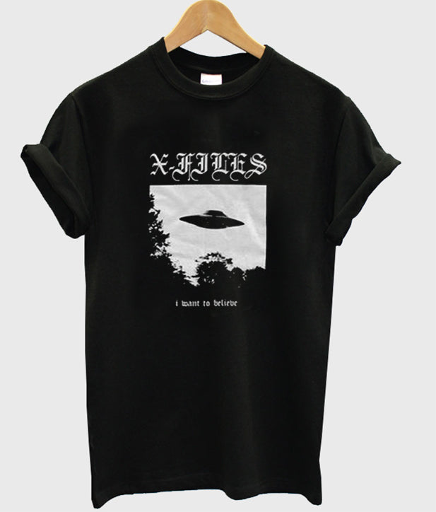 X-Files I want to believe t-shirt Hoodie, Sweatshirt | PureTeeCo.com