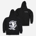 X Fish Black Zip Hoodie T-Shirts, Sweatshirt | PureTeeCo.com (Image 1)