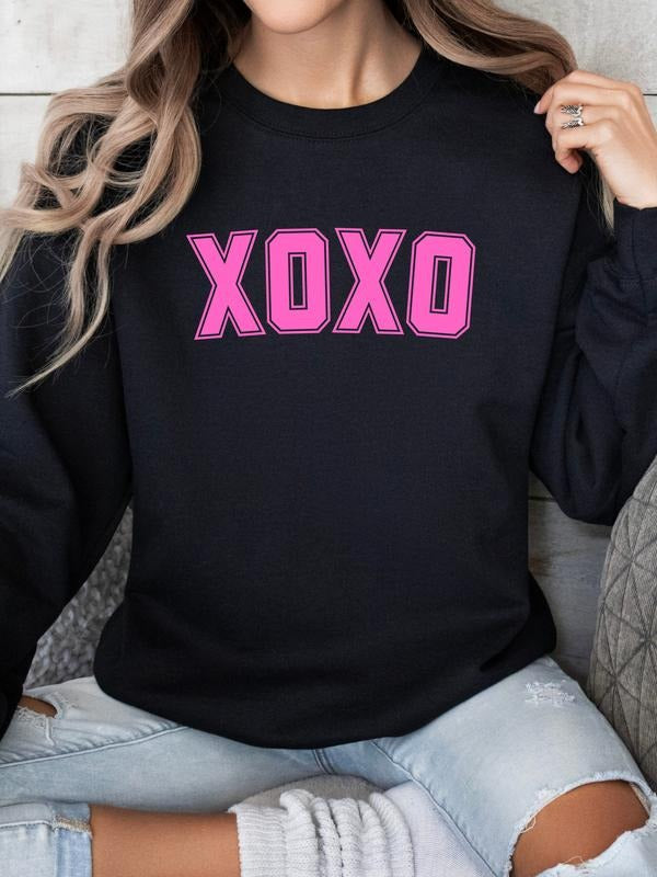 XOXO Black Sweatshirt T-Shirts, Hoodie | PureTeeCo.com