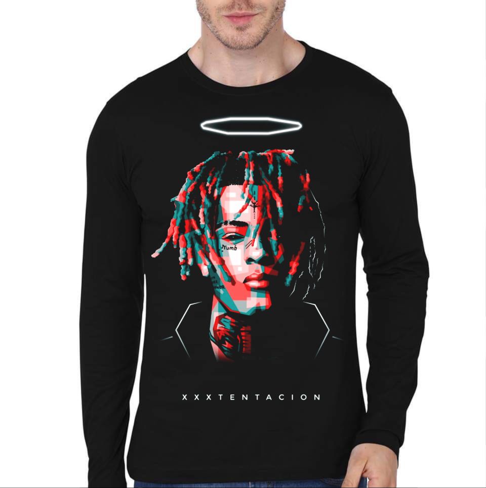 XXXTENTACION Full Sleeve T-Shirt Hoodie, Sweatshirt | PureTeeCo.com