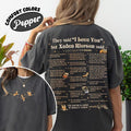 Xaden Riorson Quote Comfort Colors Shirt, Fourth Wing Book Quotes, Xaddy Shirt, I Love You In Book Quotes, Romantasy Book...
