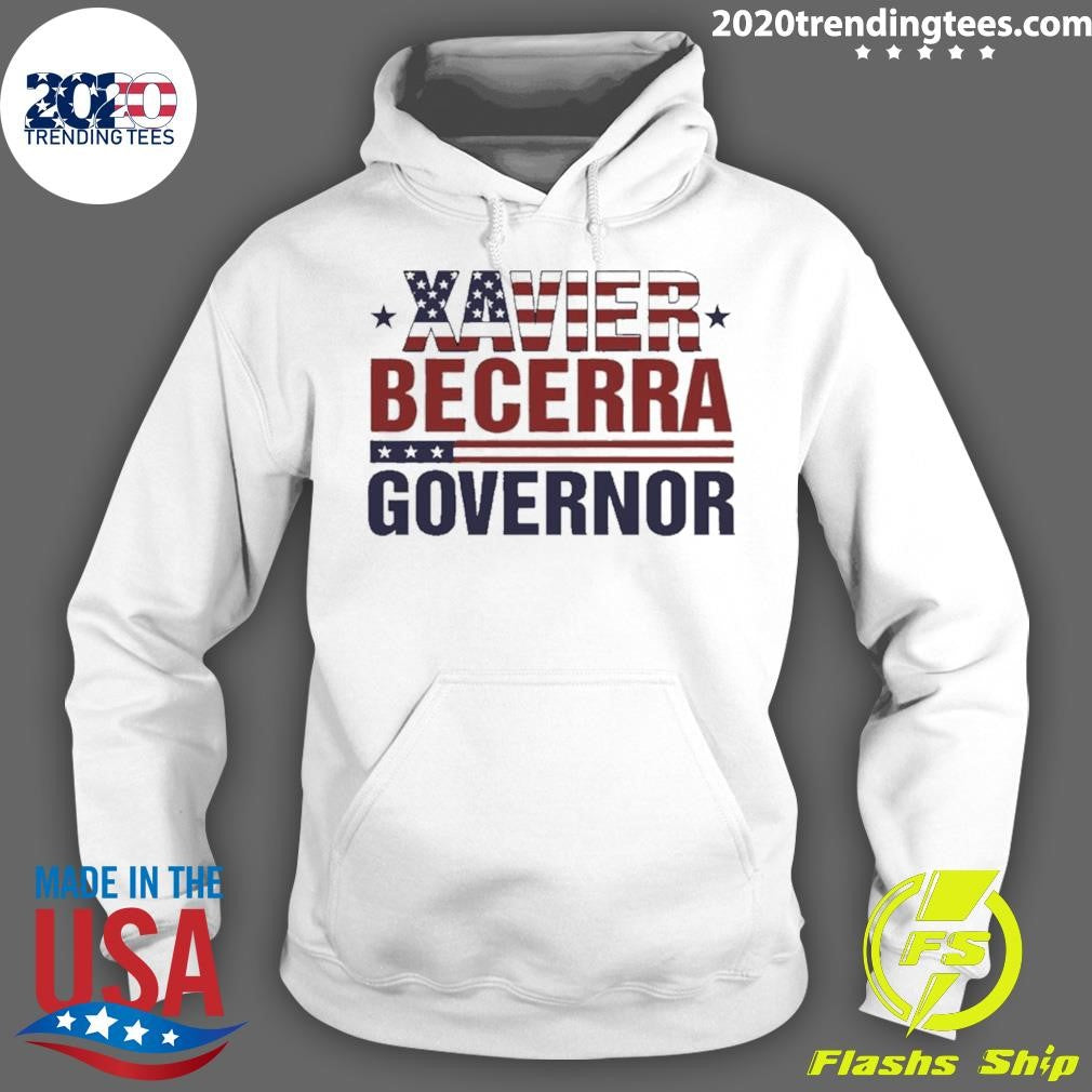 Xavier Becerra Governor California 2026 American Flag Shirt