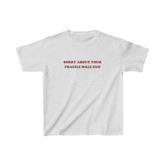 Y2K Baby Tee Funny Quote Shirt Unhinged Feminist Baby Tee Coquette Aesthetic Feminism Women'S 90S Graphic Babytee Anti-Men Gift