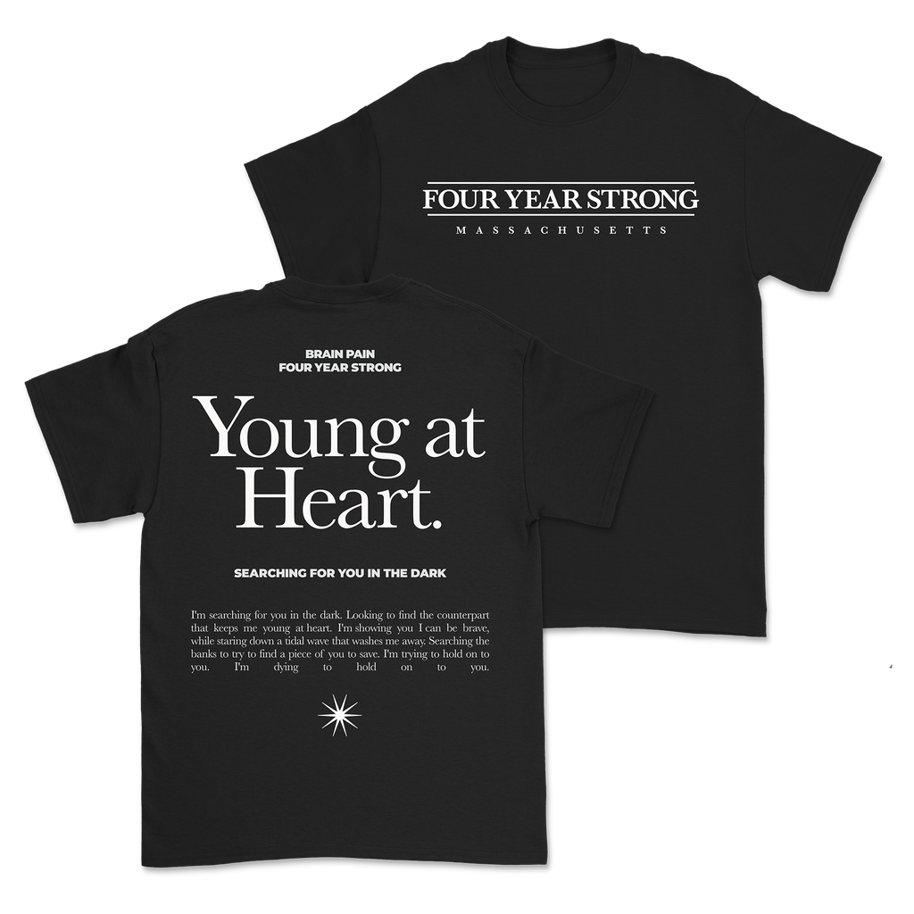 Four Year Strong - Young At Heart Shirt Hoodie, Sweatshirt | PureTeeCo.com (Image 1)