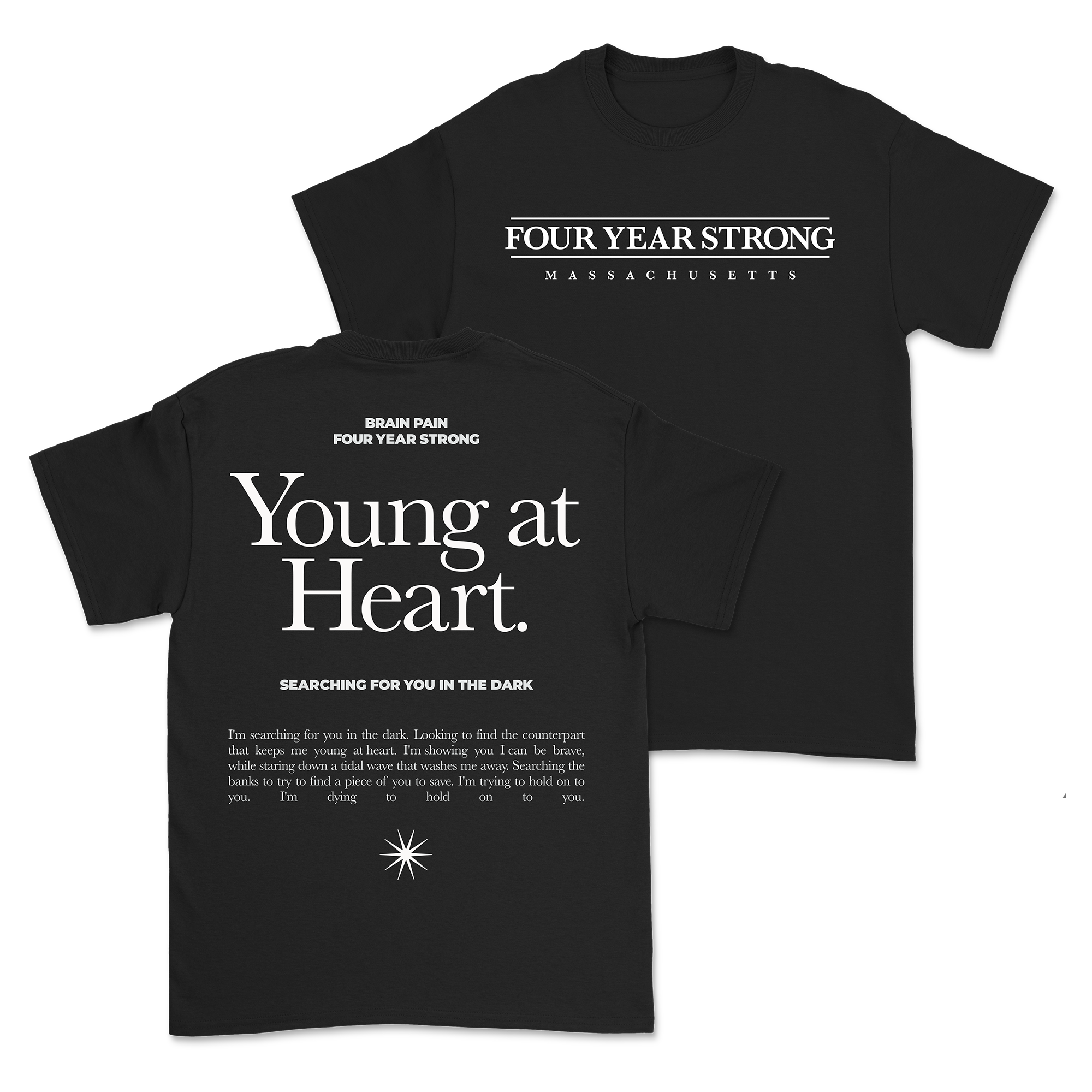 Four Year Strong - Young At Heart Shirt Hoodie, Sweatshirt | PureTeeCo.com (Image 1)