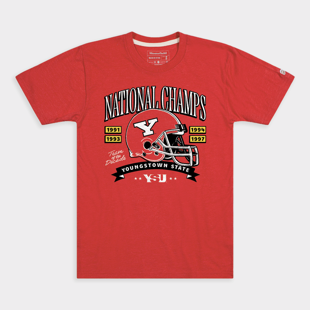 Youngstown State National Champs Tee Style001 Hoodie, Sweatshirt | PureTeeCo.com (Image 1)