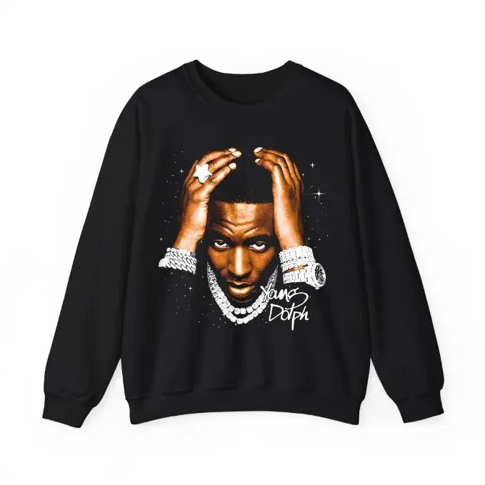 YOUNG DOLPH SWEATSHIRT, Rare Rap Tee Tour Concert Hip Hop Sweatshirt Hoodie | PureTeeCo.com