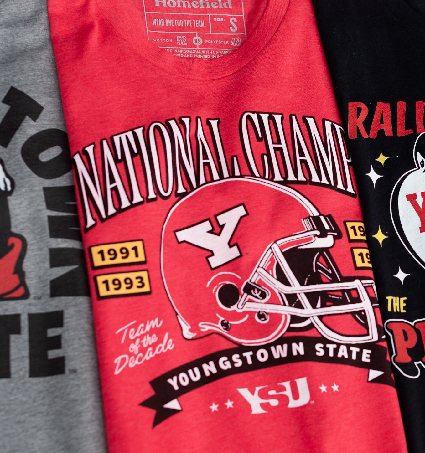 Youngstown State National Champs Tee Style001 Hoodie, Sweatshirt | PureTeeCo.com (Image 2)