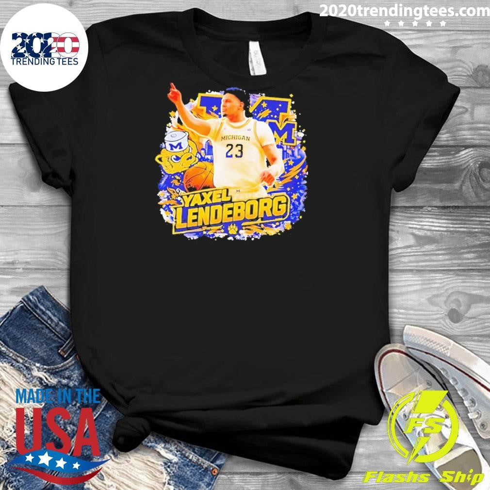 Yaxel Lendeborg Michigan Wolverines Basketball Vintage Shirt