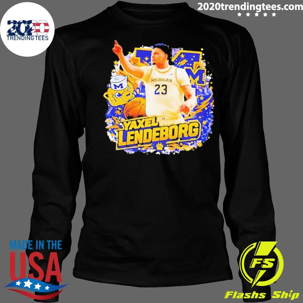 Yaxel Lendeborg Michigan Wolverines Basketball Vintage Shirt