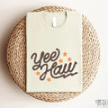 Yee Haw Rope Shirt, Cowboy Rope Sweatshirt, Western Star Tee, Retro Sayings Country Clothing, Cowboy Western Graphic...