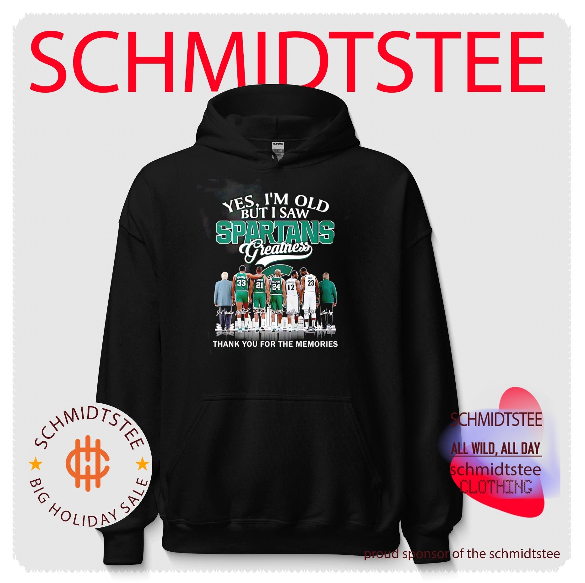 Yes I’m old but I saw Michigan State Spartans greatness thank you for the memories shirt