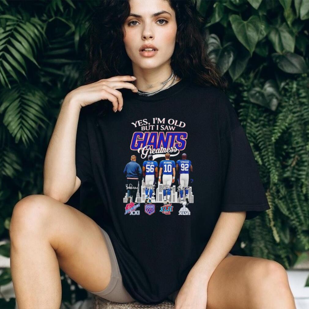 Yes I’m old but I saw New York Giants greatness skyline signature shirt