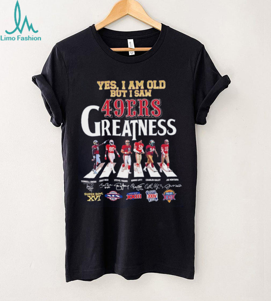 Yes I’m old but I saw San Francisco 49ers greatness Abbey Road signature shirt