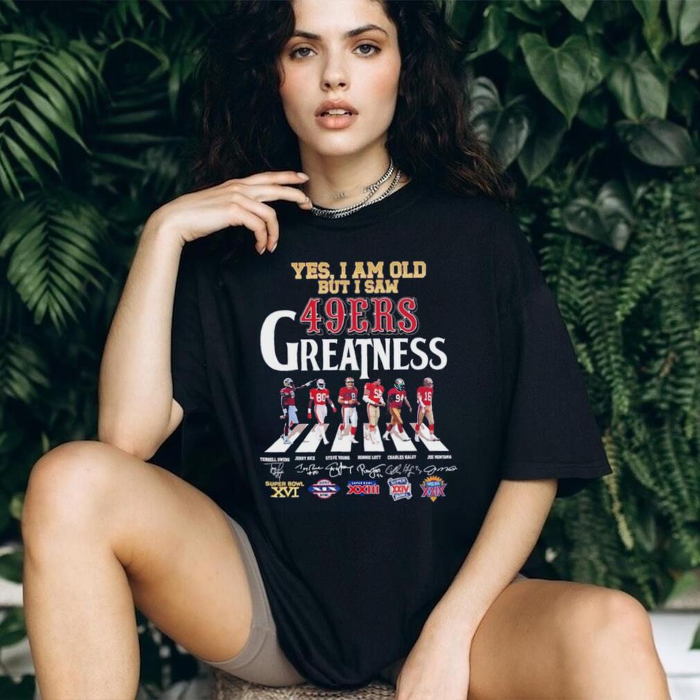 Yes I’m old but I saw San Francisco 49ers greatness Abbey Road signature shirt