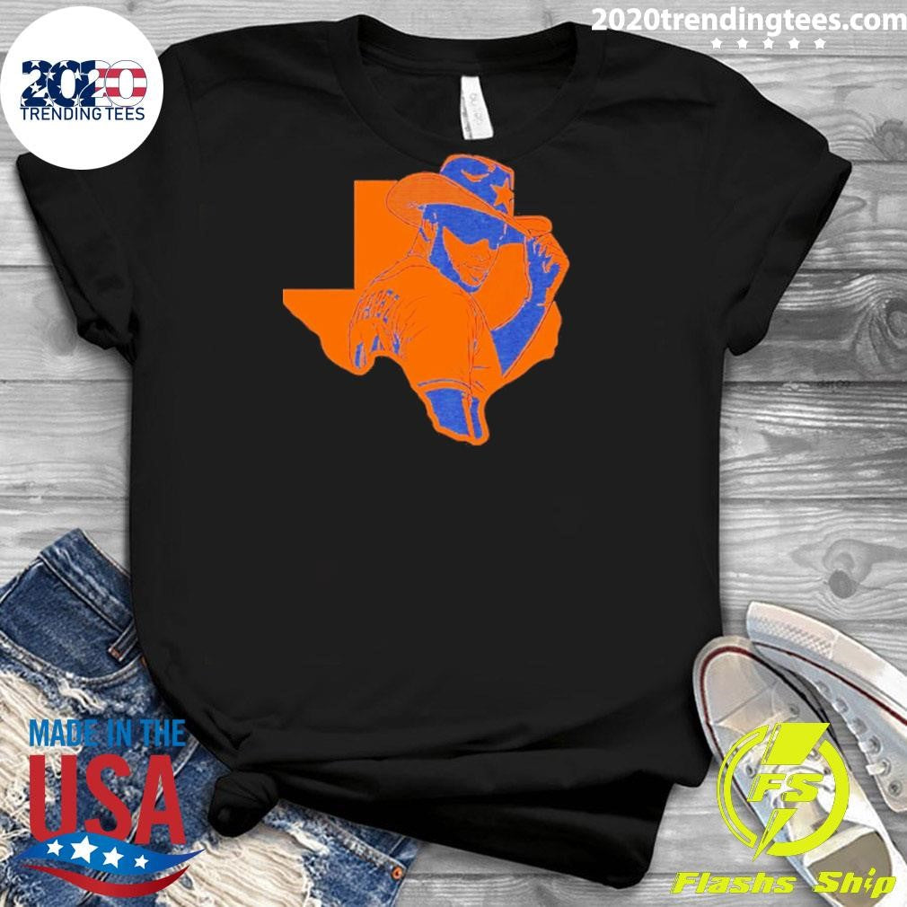 Yordan Alvarez Cowboy Houston Astros Mlb Home Run Hat Texas Map 2026 Shirt