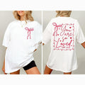 You Are So Loved Christian Shirt, John 3:16 Bible Verse Tee, Coquette Bow Faith Sweatshirt for Women, Inspirational...