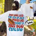 You Look Like The 4th Of July Funny 4th July Fourth Of July Shirt 2 Sided Shirt Hoodie, Sweatshirt | PureTeeCo.com