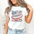 You Look Like The 4th Of July, Funny 4th July T-Shirt, Hot Dog Lover Shirt, Makes Me Want A Hot Dog Real Bad Shirt,...